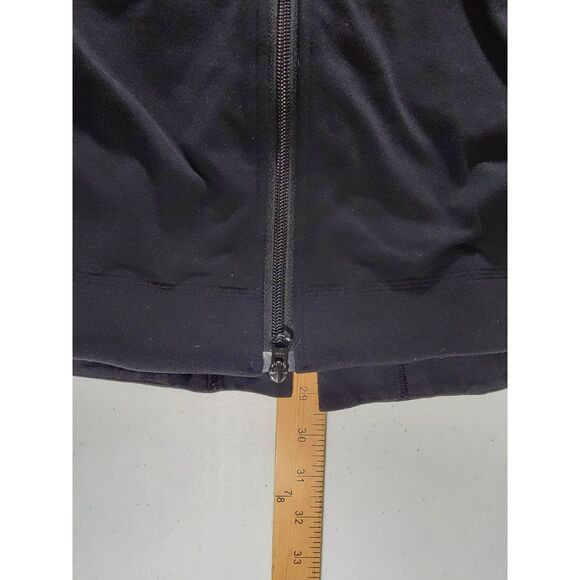 Lululemon Women's Black Vented Full Zip Sweatshirt - sz 8 - Picture 4 of 7